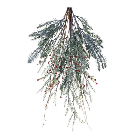 23.25" Mixed Pine Berry Swag By Melrose in Green | Michaels®